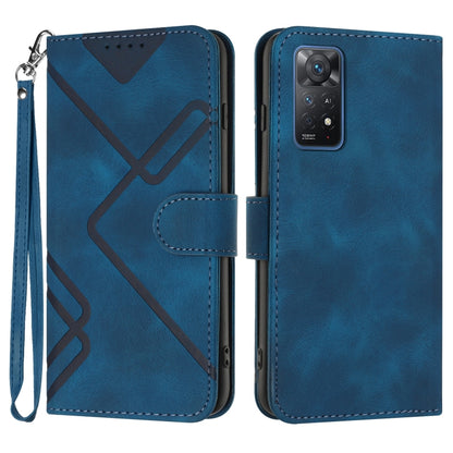 ซองโทรศัพท์หนังลายเส้นลายเส้น, For Xiaomi Poco M5, For Xiaomi Poco M5s 4G Global, For Xiaomi Redmi Note 11 Pro 4G/5G Global, For Xiaomi Redmi Note 11SE 4G India, For Xiaomi Redmi 10 Power, For Xiaomi Redmi 10A 4G, For Xiaomi Redmi 10C Global/10 India  ...