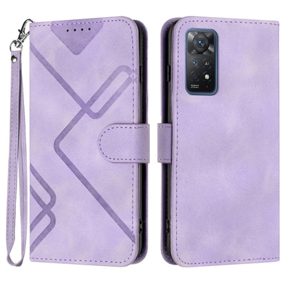 ซองโทรศัพท์หนังลายเส้นลายเส้น, For Xiaomi Poco M5, For Xiaomi Poco M5s 4G Global, For Xiaomi Redmi Note 11 Pro 4G/5G Global, For Xiaomi Redmi Note 11SE 4G India, For Xiaomi Redmi 10 Power, For Xiaomi Redmi 10A 4G, For Xiaomi Redmi 10C Global/10 India  ...
