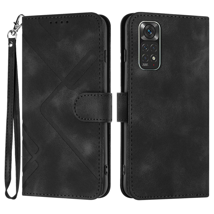 ซองโทรศัพท์หนังลายเส้นลายเส้น, For Xiaomi Poco M5, For Xiaomi Poco M5s 4G Global, For Xiaomi Redmi Note 11 Pro 4G/5G Global, For Xiaomi Redmi Note 11SE 4G India, For Xiaomi Redmi 10 Power, For Xiaomi Redmi 10A 4G, For Xiaomi Redmi 10C Global/10 India  ...
