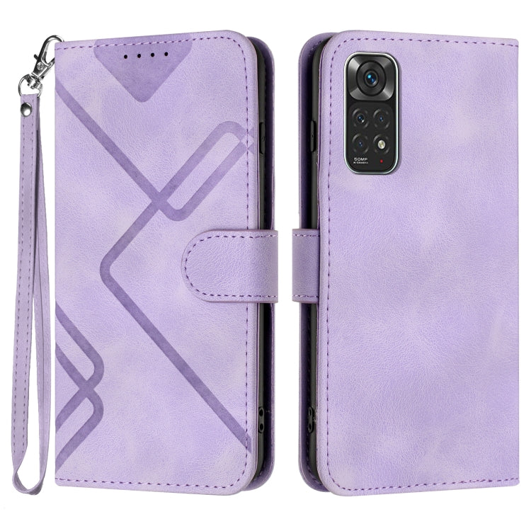 ซองโทรศัพท์หนังลายเส้นลายเส้น, For Xiaomi Poco M5, For Xiaomi Poco M5s 4G Global, For Xiaomi Redmi Note 11 Pro 4G/5G Global, For Xiaomi Redmi Note 11SE 4G India, For Xiaomi Redmi 10 Power, For Xiaomi Redmi 10A 4G, For Xiaomi Redmi 10C Global/10 India  ...