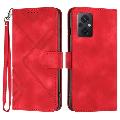 ซองโทรศัพท์หนังลายเส้นลายเส้น, For Xiaomi Poco M5, For Xiaomi Poco M5s 4G Global, For Xiaomi Redmi Note 11 Pro 4G/5G Global, For Xiaomi Redmi Note 11SE 4G India, For Xiaomi Redmi 10 Power, For Xiaomi Redmi 10A 4G, For Xiaomi Redmi 10C Global/10 India  ...