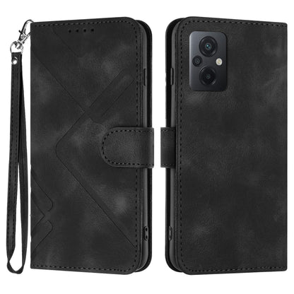 ซองโทรศัพท์หนังลายเส้นลายเส้น, For Xiaomi Poco M5, For Xiaomi Poco M5s 4G Global, For Xiaomi Redmi Note 11 Pro 4G/5G Global, For Xiaomi Redmi Note 11SE 4G India, For Xiaomi Redmi 10 Power, For Xiaomi Redmi 10A 4G, For Xiaomi Redmi 10C Global/10 India  ...