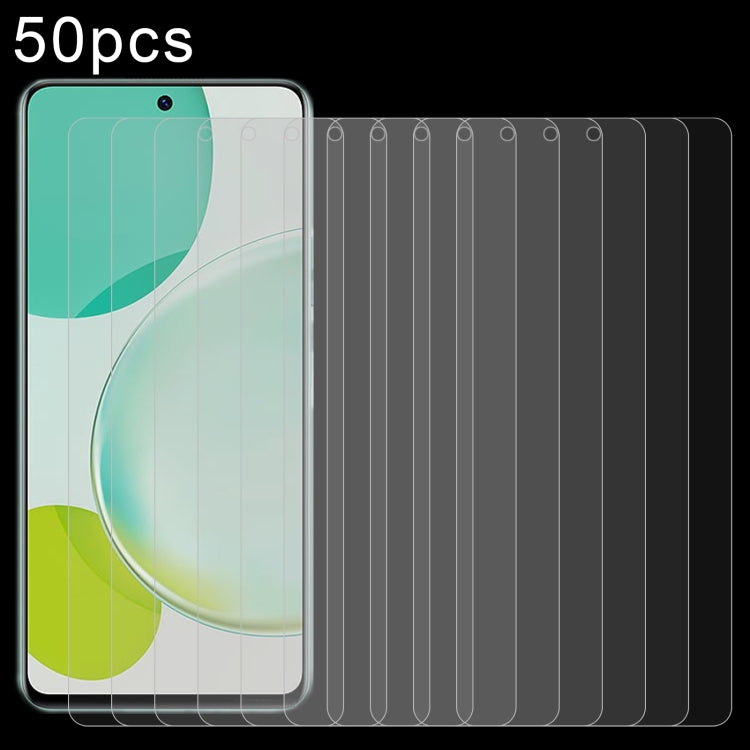 50 ชิ้น 0.26 มม. 9H 2.5D ฟิล์มกระจกนิรภัย, For Huawei nova 11i (50 PCS)