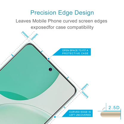 50 ชิ้น 0.26 มม. 9H 2.5D ฟิล์มกระจกนิรภัย, For Huawei nova 11i (50 PCS)