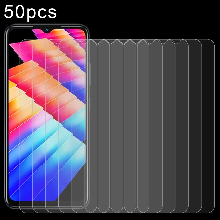 50 ชิ้น 0.26 มม. 9H 2.5D ฟิล์มกระจกนิรภัย, For Infinix Note 30 Pro, For Infinix Hot 30 Play NFC, For Infinix Hot 30 5G, For Infinix Hot 9 Lite, For Infinix GT 10 Pro, For Infinix Zero 30, For Infinix Zero 30 4G, For Infinix Note 30i                    ...