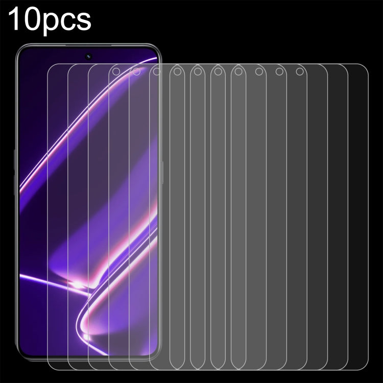 10 ชิ้น 0.26mm 9H 2.5D ฟิล์มกระจกนิรภัย, For Realme 16T 5G, For Realme GT 7 Global, For Realme 13 4G / 13+ / C63 5G / 14x / 14, For Realme P3 Ultra 5G, For Realme Neo7, For Realme P1 Speed, For Realme C61 / C61 India / Note 60, For Realme 12+ / 12 4G  ...