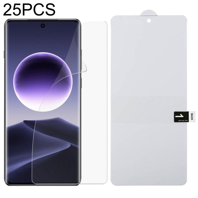 ฟิล์มไฮโดรเจลกันระเบิดแบบเต็มหน้าจอ 25 ชิ้น, For OPPO K14 Turbo Pro 5G, For OPPO K14 Turbo 5G, For OPPO K14x 5G, For OPPO K14 5G, For OPPO F33 5G, For OPPO F33 Pro 5G, For OPPO Find X9s, For OPPO Find X9 Ultra, For OPPO Reno15 Pro 5G Global            ...