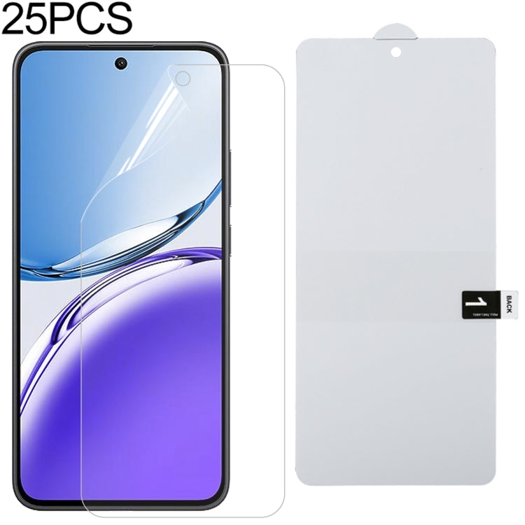 ฟิล์มไฮโดรเจลกันระเบิดแบบเต็มหน้าจอ 25 ชิ้น, For OPPO K14 Turbo Pro 5G, For OPPO K14 Turbo 5G, For OPPO K14x 5G, For OPPO K14 5G, For OPPO F33 5G, For OPPO F33 Pro 5G, For OPPO Find X9s, For OPPO Find X9 Ultra, For OPPO Reno15 Pro 5G Global            ...