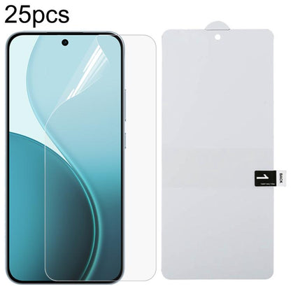 ฟิล์มไฮโดรเจลกันระเบิดแบบเต็มหน้าจอ 25 ชิ้น, For OPPO K14 Turbo Pro 5G, For OPPO K14 Turbo 5G, For OPPO K14x 5G, For OPPO K14 5G, For OPPO F33 5G, For OPPO F33 Pro 5G, For OPPO Find X9s, For OPPO Find X9 Ultra, For OPPO Reno15 Pro 5G Global            ...