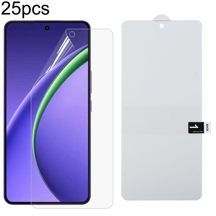 ฟิล์มไฮโดรเจลกันระเบิดแบบเต็มหน้าจอ 25 ชิ้น, For OPPO K14 Turbo Pro 5G, For OPPO K14 Turbo 5G, For OPPO K14x 5G, For OPPO K14 5G, For OPPO F33 5G, For OPPO F33 Pro 5G, For OPPO Find X9s, For OPPO Find X9 Ultra, For OPPO Reno15 Pro 5G Global            ...