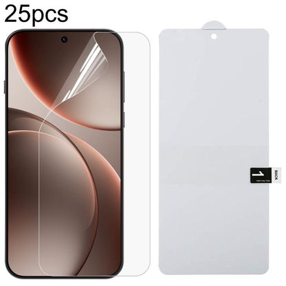 ฟิล์มไฮโดรเจลกันระเบิดแบบเต็มหน้าจอ 25 ชิ้น, For OPPO K14 Turbo Pro 5G, For OPPO K14 Turbo 5G, For OPPO K14x 5G, For OPPO K14 5G, For OPPO F33 5G, For OPPO F33 Pro 5G, For OPPO Find X9s, For OPPO Find X9 Ultra, For OPPO Reno15 Pro 5G Global            ...