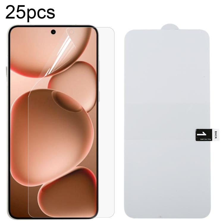 ฟิล์มไฮโดรเจลกันระเบิดแบบเต็มหน้าจอ 25 ชิ้น, For OPPO K14 Turbo Pro 5G, For OPPO K14 Turbo 5G, For OPPO K14x 5G, For OPPO K14 5G, For OPPO F33 5G, For OPPO F33 Pro 5G, For OPPO Find X9s, For OPPO Find X9 Ultra, For OPPO Reno15 Pro 5G Global            ...