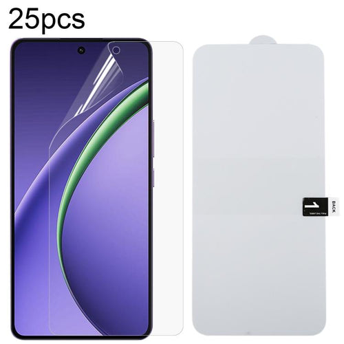 ฟิล์มไฮโดรเจลกันระเบิดแบบเต็มหน้าจอ 25 ชิ้น, For OPPO K14 Turbo Pro 5G, For OPPO K14 Turbo 5G, For OPPO K14x 5G, For OPPO K14 5G, For OPPO F33 5G, For OPPO F33 Pro 5G, For OPPO Find X9s, For OPPO Find X9 Ultra, For OPPO Reno15 Pro 5G Global            ...
