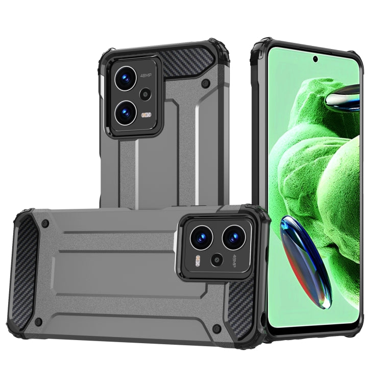 เคสโทรศัพท์ผสม Magic Armor TPU + PC, For Xiaomi Redmi Note 12 5G / Poco X5 5G, For Xiaomi Redmi Note 12 Pro 5G Speed