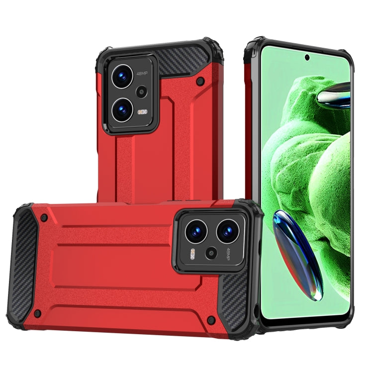 เคสโทรศัพท์ผสม Magic Armor TPU + PC, For Xiaomi Redmi Note 12 5G / Poco X5 5G, For Xiaomi Redmi Note 12 Pro 5G Speed