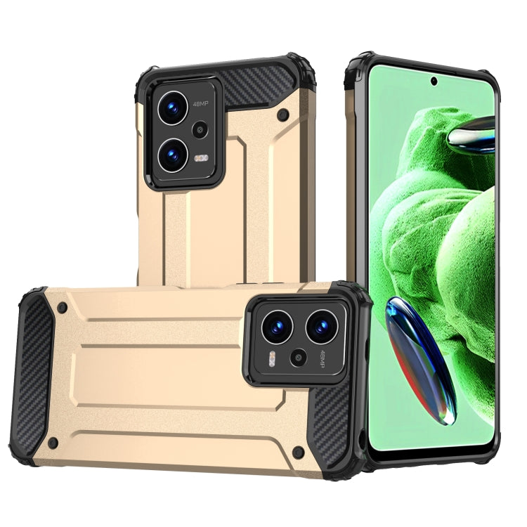 เคสโทรศัพท์ผสม Magic Armor TPU + PC, For Xiaomi Redmi Note 12 5G / Poco X5 5G, For Xiaomi Redmi Note 12 Pro 5G Speed