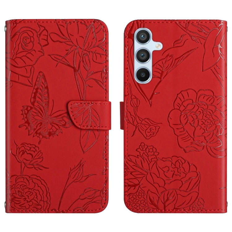 HT03 เคสโทรศัพท์หนังพลิกลายผีเสื้อ Skin Feel Butterfly, For OPPO K12x 5G Global, For OPPO A60 4G, For OPPO Reno11 F 5G/F25 Pro 5G, For OPPO A18 / A38 4G, For OPPO A58 4G, For OPPO Reno10 Pro+, For OPPO A79 5G, For OPPO A59 5G