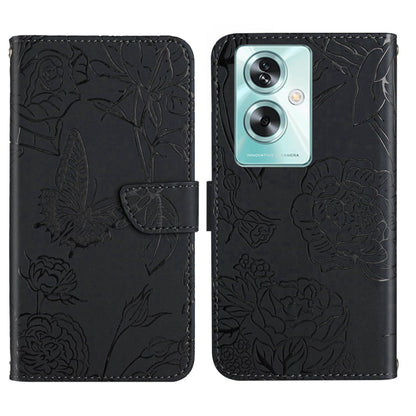 HT03 เคสโทรศัพท์หนังพลิกลายผีเสื้อ Skin Feel Butterfly, For OPPO K12x 5G Global, For OPPO A60 4G, For OPPO Reno11 F 5G/F25 Pro 5G, For OPPO A18 / A38 4G, For OPPO A58 4G, For OPPO Reno10 Pro+, For OPPO A79 5G, For OPPO A59 5G
