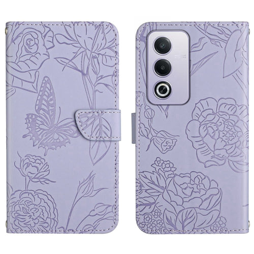 HT03 เคสโทรศัพท์หนังพลิกลายผีเสื้อ Skin Feel Butterfly, For OPPO K12x 5G Global, For OPPO A60 4G, For OPPO Reno11 F 5G/F25 Pro 5G, For OPPO A18 / A38 4G, For OPPO A58 4G, For OPPO Reno10 Pro+, For OPPO A79 5G, For OPPO A59 5G