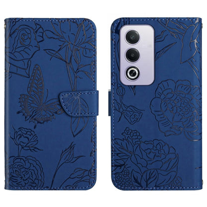HT03 เคสโทรศัพท์หนังพลิกลายผีเสื้อ Skin Feel Butterfly, For OPPO K12x 5G Global, For OPPO A60 4G, For OPPO Reno11 F 5G/F25 Pro 5G, For OPPO A18 / A38 4G, For OPPO A58 4G, For OPPO Reno10 Pro+, For OPPO A79 5G, For OPPO A59 5G