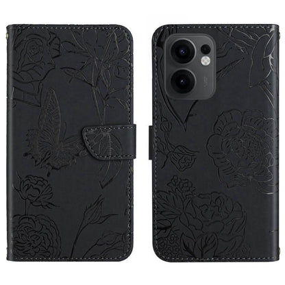HT03 เคสโทรศัพท์หนังพลิกลายผีเสื้อ Skin Feel Butterfly, For OPPO Reno14 5G Global, For OPPO A5 Pro 5G Global, For OPPO Reno13 Pro, For OPPO Reno13, For OPPO Reno13 F, For OPPO A3 4G Global / 5G Global, For OPPO A3x India, For OPPO A80 EU / A3 Pro Globa...