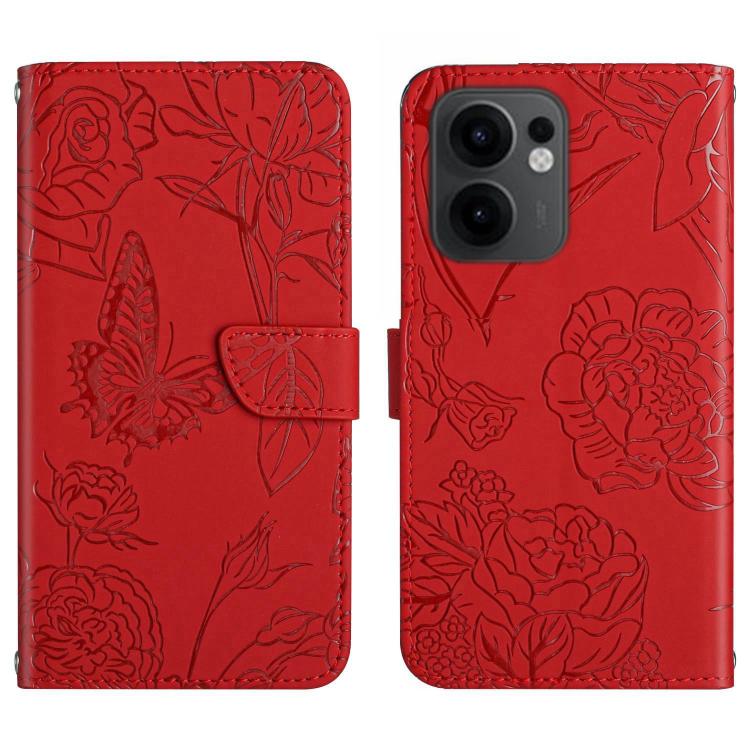 HT03 เคสโทรศัพท์หนังพลิกลายผีเสื้อ Skin Feel Butterfly, For OPPO Reno14 5G Global, For OPPO A5 Pro 5G Global, For OPPO Reno13 Pro, For OPPO Reno13, For OPPO Reno13 F, For OPPO A3 4G Global / 5G Global, For OPPO A3x India, For OPPO A80 EU / A3 Pro Globa...