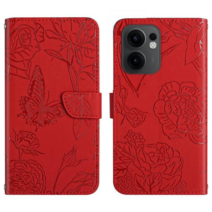 HT03 เคสโทรศัพท์หนังพลิกลายผีเสื้อ Skin Feel Butterfly, For OPPO Reno14 5G Global, For OPPO A5 Pro 5G Global, For OPPO Reno13 Pro, For OPPO Reno13, For OPPO Reno13 F, For OPPO A3 4G Global / 5G Global, For OPPO A3x India, For OPPO A80 EU / A3 Pro Globa...
