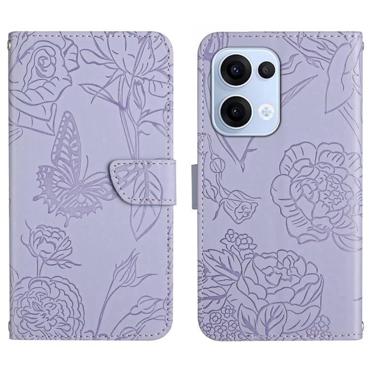 HT03 เคสโทรศัพท์หนังพลิกลายผีเสื้อ Skin Feel Butterfly, For OPPO Reno14 5G Global, For OPPO A5 Pro 5G Global, For OPPO Reno13 Pro, For OPPO Reno13, For OPPO Reno13 F, For OPPO A3 4G Global / 5G Global, For OPPO A3x India, For OPPO A80 EU / A3 Pro Globa...