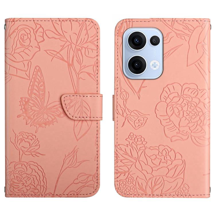 HT03 เคสโทรศัพท์หนังพลิกลายผีเสื้อ Skin Feel Butterfly, For OPPO Reno14 5G Global, For OPPO A5 Pro 5G Global, For OPPO Reno13 Pro, For OPPO Reno13, For OPPO Reno13 F, For OPPO A3 4G Global / 5G Global, For OPPO A3x India, For OPPO A80 EU / A3 Pro Globa...