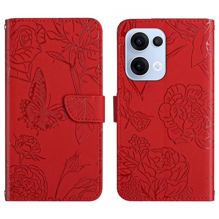 HT03 เคสโทรศัพท์หนังพลิกลายผีเสื้อ Skin Feel Butterfly, For OPPO Reno14 5G Global, For OPPO A5 Pro 5G Global, For OPPO Reno13 Pro, For OPPO Reno13, For OPPO Reno13 F, For OPPO A3 4G Global / 5G Global, For OPPO A3x India, For OPPO A80 EU / A3 Pro Globa...