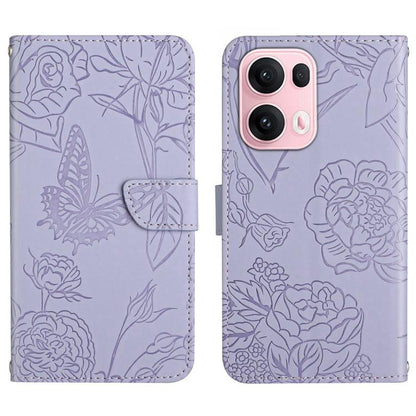 HT03 เคสโทรศัพท์หนังพลิกลายผีเสื้อ Skin Feel Butterfly, For OPPO Reno14 5G Global, For OPPO A5 Pro 5G Global, For OPPO Reno13 Pro, For OPPO Reno13, For OPPO Reno13 F, For OPPO A3 4G Global / 5G Global, For OPPO A3x India, For OPPO A80 EU / A3 Pro Globa...