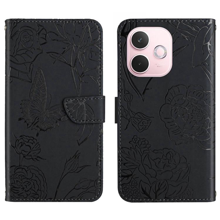 HT03 เคสโทรศัพท์หนังพลิกลายผีเสื้อ Skin Feel Butterfly, For OPPO Reno14 5G Global, For OPPO A5 Pro 5G Global, For OPPO Reno13 Pro, For OPPO Reno13, For OPPO Reno13 F, For OPPO A3 4G Global / 5G Global, For OPPO A3x India, For OPPO A80 EU / A3 Pro Globa...