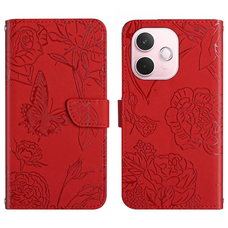 HT03 เคสโทรศัพท์หนังพลิกลายผีเสื้อ Skin Feel Butterfly, For OPPO Reno14 5G Global, For OPPO A5 Pro 5G Global, For OPPO Reno13 Pro, For OPPO Reno13, For OPPO Reno13 F, For OPPO A3 4G Global / 5G Global, For OPPO A3x India, For OPPO A80 EU / A3 Pro Globa...