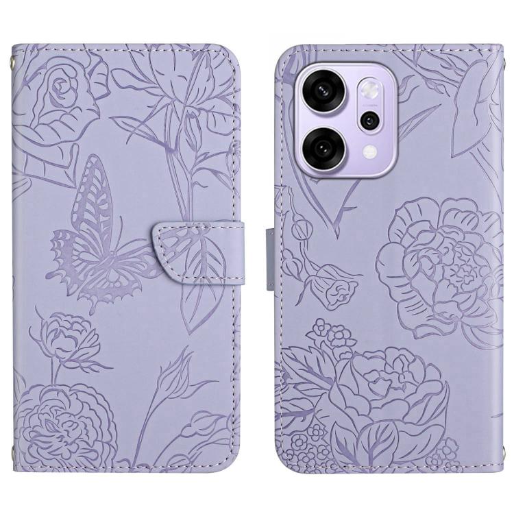 HT03 เคสโทรศัพท์หนังพลิกลายผีเสื้อ Skin Feel Butterfly, For OPPO A6 5G Global / A6x 5G, For OPPO Reno15 F 5G Global, For OPPO Reno15 Pro Max 5G Global, For OPPO Reno15 Pro 5G Global, For OPPO Reno15 5G Global, For OPPO A6 Pro 4G / 5G Global            ...