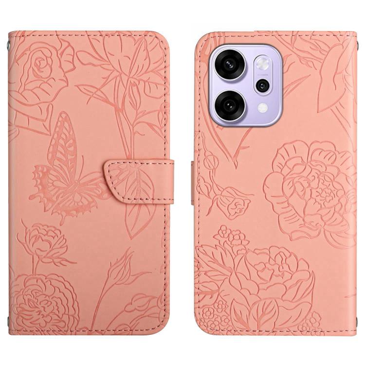 HT03 เคสโทรศัพท์หนังพลิกลายผีเสื้อ Skin Feel Butterfly, For OPPO A6 5G Global / A6x 5G, For OPPO Reno15 F 5G Global, For OPPO Reno15 Pro Max 5G Global, For OPPO Reno15 Pro 5G Global, For OPPO Reno15 5G Global, For OPPO A6 Pro 4G / 5G Global            ...