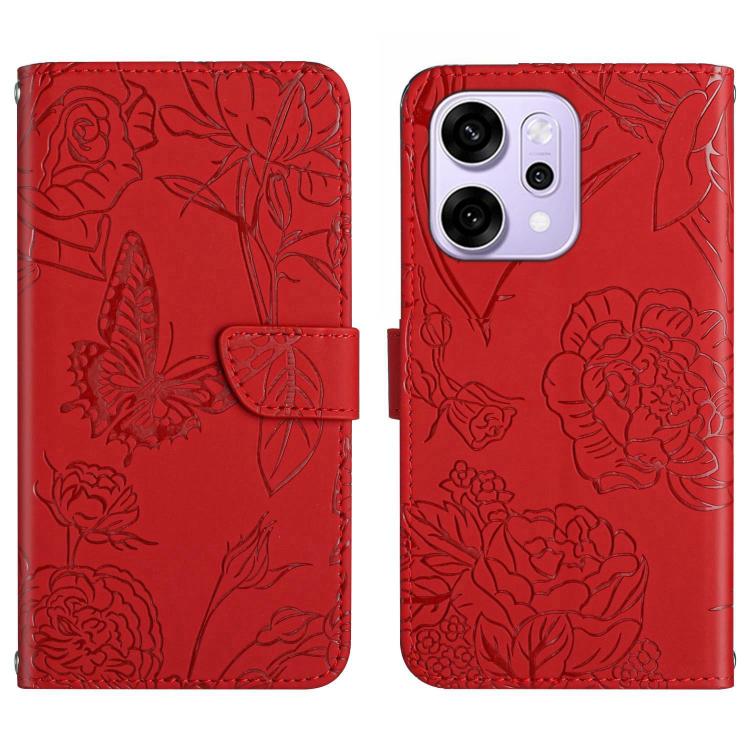 HT03 เคสโทรศัพท์หนังพลิกลายผีเสื้อ Skin Feel Butterfly, For OPPO Reno14 5G Global, For OPPO A5 Pro 5G Global, For OPPO Reno13 Pro, For OPPO Reno13, For OPPO Reno13 F, For OPPO A3 4G Global / 5G Global, For OPPO A3x India, For OPPO A80 EU / A3 Pro Globa...