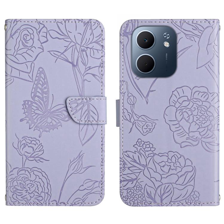 HT03 เคสโทรศัพท์หนังพลิกลายผีเสื้อ Skin Feel Butterfly, For OPPO A6 5G Global / A6x 5G, For OPPO Reno15 F 5G Global, For OPPO Reno15 Pro Max 5G Global, For OPPO Reno15 Pro 5G Global, For OPPO Reno15 5G Global, For OPPO A6 Pro 4G / 5G Global            ...
