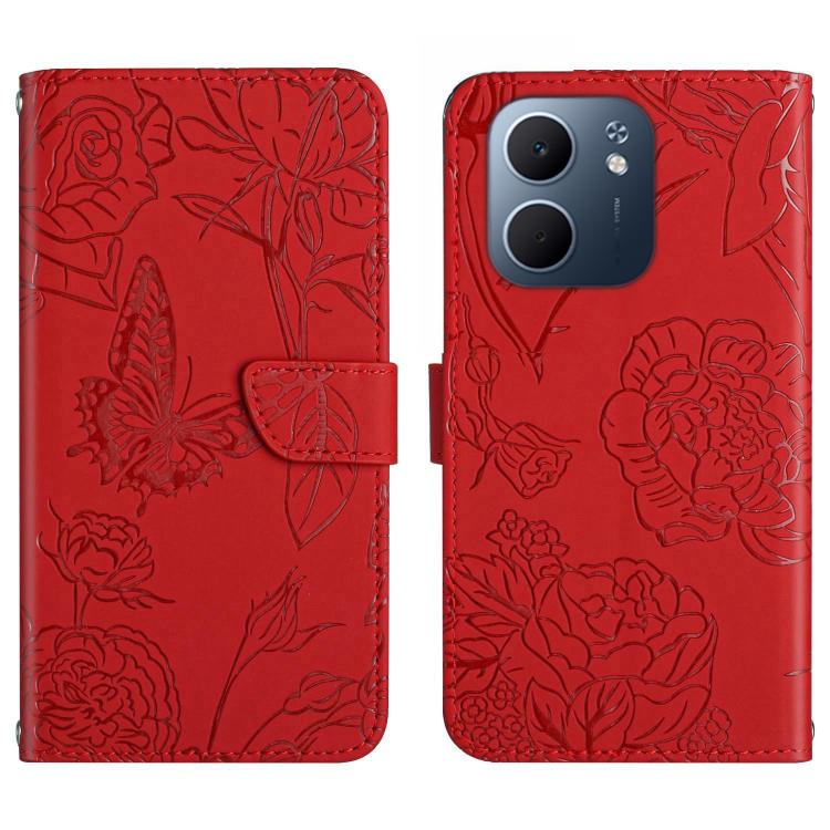 HT03 เคสโทรศัพท์หนังพลิกลายผีเสื้อ Skin Feel Butterfly, For OPPO A6 5G Global / A6x 5G, For OPPO Reno15 F 5G Global, For OPPO Reno15 Pro Max 5G Global, For OPPO Reno15 Pro 5G Global, For OPPO Reno15 5G Global, For OPPO A6 Pro 4G / 5G Global            ...