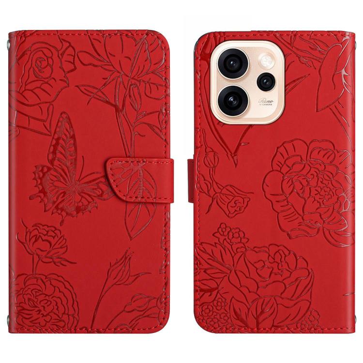 HT03 เคสโทรศัพท์หนังพลิกลายผีเสื้อ Skin Feel Butterfly, For OPPO A6 5G Global / A6x 5G, For OPPO Reno15 F 5G Global, For OPPO Reno15 Pro Max 5G Global, For OPPO Reno15 Pro 5G Global, For OPPO Reno15 5G Global, For OPPO A6 Pro 4G / 5G Global            ...