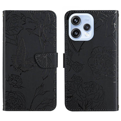HT03 เคสโทรศัพท์หนังพลิกลายผีเสื้อ Skin Feel Butterfly, For OPPO A6 5G Global / A6x 5G, For OPPO Reno15 F 5G Global, For OPPO Reno15 Pro Max 5G Global, For OPPO Reno15 Pro 5G Global, For OPPO Reno15 5G Global, For OPPO A6 Pro 4G / 5G Global            ...