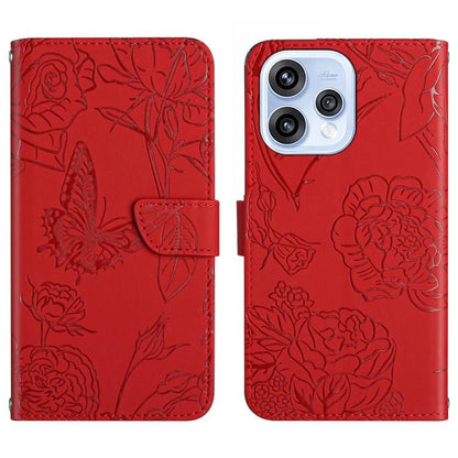 HT03 เคสโทรศัพท์หนังพลิกลายผีเสื้อ Skin Feel Butterfly, For OPPO A6 5G Global / A6x 5G, For OPPO Reno15 F 5G Global, For OPPO Reno15 Pro Max 5G Global, For OPPO Reno15 Pro 5G Global, For OPPO Reno15 5G Global, For OPPO A6 Pro 4G / 5G Global            ...