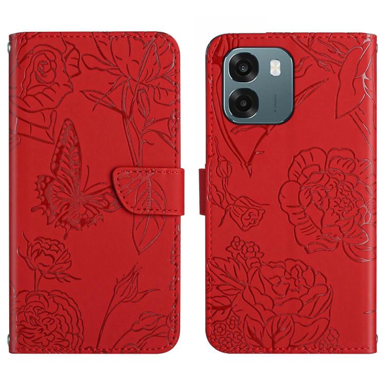 HT03 เคสโทรศัพท์หนังพลิกลายผีเสื้อ Skin Feel Butterfly, For OPPO A6 5G Global / A6x 5G, For OPPO Reno15 F 5G Global, For OPPO Reno15 Pro Max 5G Global, For OPPO Reno15 Pro 5G Global, For OPPO Reno15 5G Global, For OPPO A6 Pro 4G / 5G Global            ...