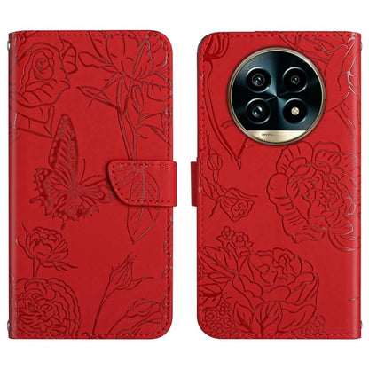 HT03 เคสโทรศัพท์หนังพลิกลายผีเสื้อ Skin Feel Butterfly, For Realme 14 5G Global / P3 5G Global, For Realme P3 Pro 5G Global, For Realme 14 Pro+ 5G, For Realme C75 4G, For Realme 13+ 5G Global, For Realme 13 Pro 5G / 13 Pro+ 5G, For Realme C63 5G       ...