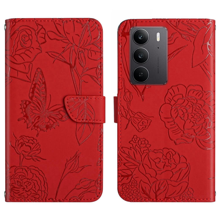 HT03 เคสโทรศัพท์หนังพลิกลายผีเสื้อ Skin Feel Butterfly, For Realme 14 5G Global / P3 5G Global, For Realme P3 Pro 5G Global, For Realme 14 Pro+ 5G, For Realme C75 4G, For Realme 13+ 5G Global, For Realme 13 Pro 5G / 13 Pro+ 5G, For Realme C63 5G       ...