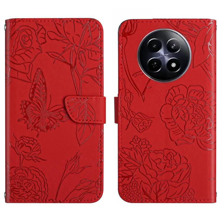 HT03 เคสโทรศัพท์หนังพลิกลายผีเสื้อ Skin Feel Butterfly, For Realme 14 5G Global / P3 5G Global, For Realme P3 Pro 5G Global, For Realme 14 Pro+ 5G, For Realme C75 4G, For Realme 13+ 5G Global, For Realme 13 Pro 5G / 13 Pro+ 5G, For Realme C63 5G       ...