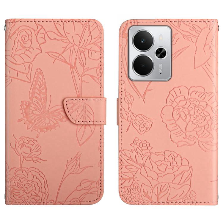 HT03 เคสโทรศัพท์หนังพลิกลายผีเสื้อ Skin Feel Butterfly, For Realme 14 5G Global / P3 5G Global, For Realme P3 Pro 5G Global, For Realme 14 Pro+ 5G, For Realme C75 4G, For Realme 13+ 5G Global, For Realme 13 Pro 5G / 13 Pro+ 5G, For Realme C63 5G       ...
