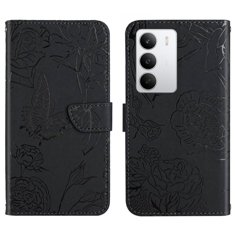 HT03 เคสโทรศัพท์หนังพลิกลายผีเสื้อ Skin Feel Butterfly, For Realme C100 4G, For Realme C83 5G, For Realme 16 Pro+ 5G, For Realme C85 5G, For Realme C85 Pro 4G, For Realme 15T 5G, For Realme 15 5G Global / 15 Pro 5G Global, For Realme C71 4G            ...