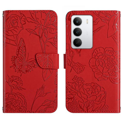 HT03 เคสโทรศัพท์หนังพลิกลายผีเสื้อ Skin Feel Butterfly, For Realme C100 4G, For Realme C83 5G, For Realme 16 Pro+ 5G, For Realme C85 5G, For Realme C85 Pro 4G, For Realme 15T 5G, For Realme 15 5G Global / 15 Pro 5G Global, For Realme C71 4G            ...