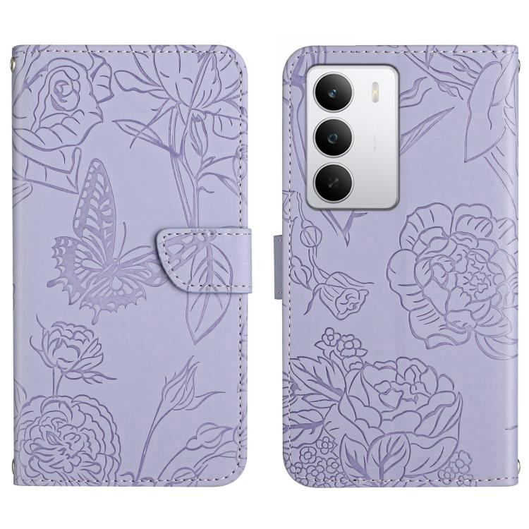 HT03 เคสโทรศัพท์หนังพลิกลายผีเสื้อ Skin Feel Butterfly, For Realme C100 4G, For Realme C83 5G, For Realme 16 Pro+ 5G, For Realme C85 5G, For Realme C85 Pro 4G, For Realme 15T 5G, For Realme 15 5G Global / 15 Pro 5G Global, For Realme C71 4G            ...