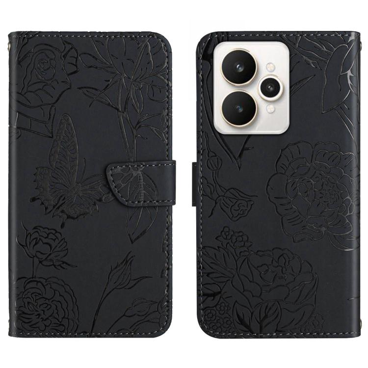 HT03 เคสโทรศัพท์หนังพลิกลายผีเสื้อ Skin Feel Butterfly, For Realme C100 4G, For Realme C83 5G, For Realme 16 Pro+ 5G, For Realme C85 5G, For Realme C85 Pro 4G, For Realme 15T 5G, For Realme 15 5G Global / 15 Pro 5G Global, For Realme C71 4G            ...